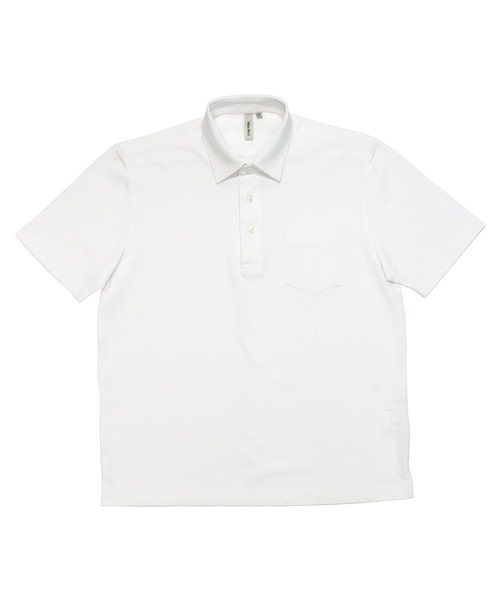 Pitta Re:)(ピッタリ)の「ビズポロ 半袖ビジネスポロシャツ(ポロシャツ・メンズ・ホワイト・S/M/L/LL)」の6枚目の写真