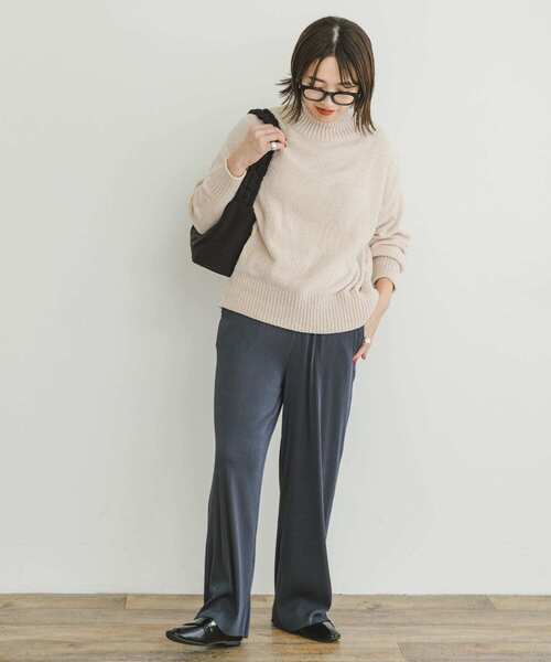 ITEMS URBANRESEARCH(アイテムズ アーバンリサーチ)の「セルフカットハイショクプリーツパンツ(その他パンツ・レディース・ブラウン/ホワイト/ブルー・FREE)」の20枚目の写真