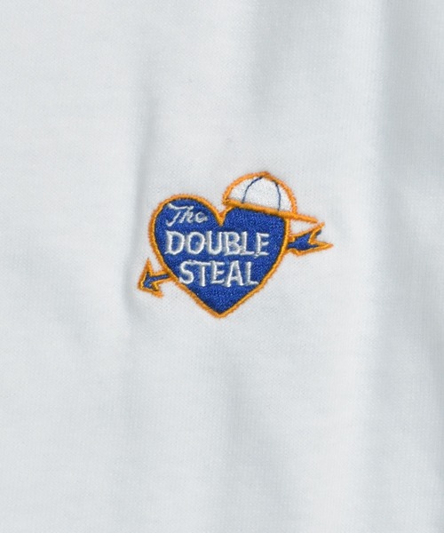 DOUBLE STEAL(ダブルスティール)の「ハート刺繍 長袖Tシャツ(Tシャツ/カットソー・メンズ・ホワイト/ブラック/ダークブラウン/ホワイト系その他・MEDIUM/LARGE/X-LARGE/XX-LARGE)」の11枚目の写真