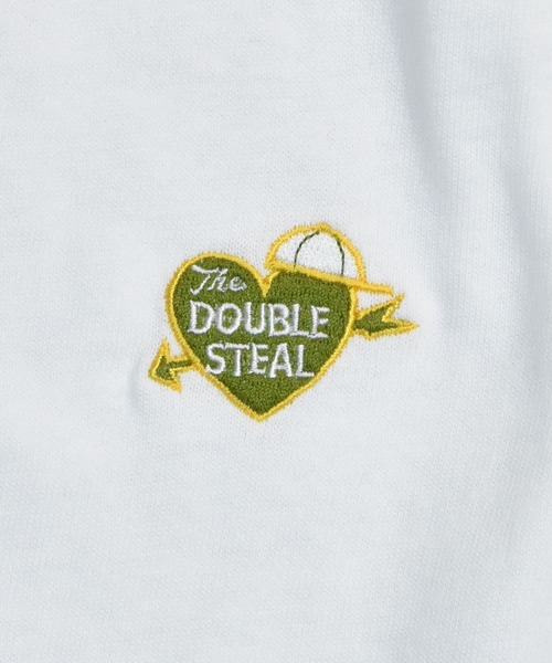 DOUBLE STEAL(ダブルスティール)の「ハート刺繍 長袖Tシャツ(Tシャツ/カットソー・メンズ・ホワイト/ブラック/ダークブラウン/ホワイト系その他・MEDIUM/LARGE/X-LARGE/XX-LARGE)」の8枚目の写真