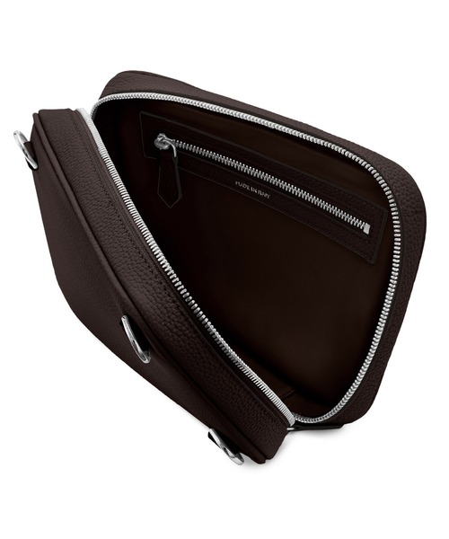 パオロ クロスボディバッグ シュリンクレザー（メッセンジャーバッグ