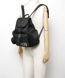 Dsquared2 BE ICON BACKPACK 24AW最新 新品! Dsquared Icon Backpack Black