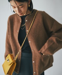 ヘアリーヤーン接結ブルゾン