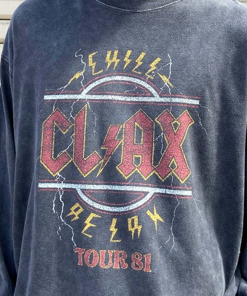 chillax(チラックス)の「CHILLAX/チラックス 長袖Tシャツ バンドTEE ヴィンテージ風 ロンT 234OO1LT120CL(Tシャツ/カットソー・メンズ・ブラック系その他/ブラック系その他3/ブラック系その他2/ブラック系その他4・L/XL/M)」の7枚目の写真