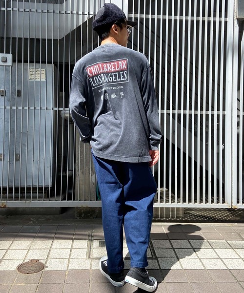 chillax(チラックス)の「CHILLAX/チラックス 長袖Tシャツ バンドTEE ヴィンテージ風 ロンT 234OO1LT120CL(Tシャツ/カットソー・メンズ・ブラック系その他/ブラック系その他3/ブラック系その他2/ブラック系その他4・L/XL/M)」の17枚目の写真