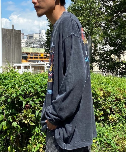chillax(チラックス)の「CHILLAX/チラックス 長袖Tシャツ バンドTEE ヴィンテージ風 ロンT 234OO1LT120CL(Tシャツ/カットソー・メンズ・ブラック系その他/ブラック系その他3/ブラック系その他2/ブラック系その他4・L/XL/M)」の19枚目の写真