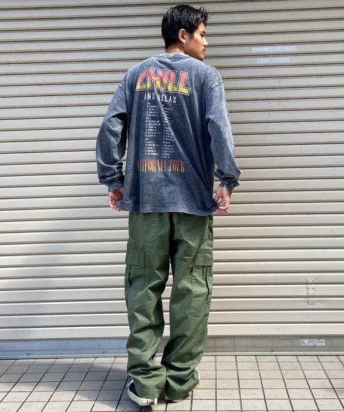 セール】CHILLAX/チラックス 長袖Tシャツ バンドTEE ヴィンテージ風