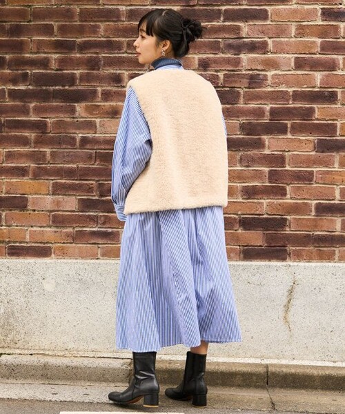 IENA マオカラー シャツワンピース 新品に近い美品！ IENA マオカラー シャツワンピース 新品に近い美品！ - メルカリ