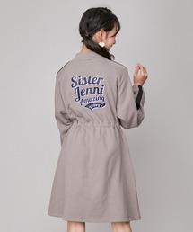 SISTER JENNI | 【コットン100%】そでラインハーフZIPワンピ(ワンピース)