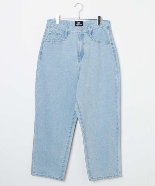 Manhattan Records(マンハッタン レコーズ)の「WEGO/【Manhattan Records】WIDE DENIMPANTS(デニムパンツ・メンズ・ライトインディゴブルー/ブラック・LARGE/MEDIUM)」の11枚目の写真