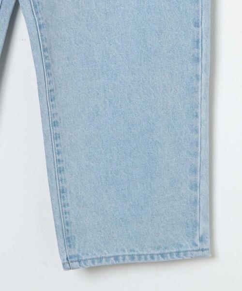 Manhattan Records(マンハッタン レコーズ)の「WEGO/【Manhattan Records】WIDE DENIMPANTS(デニムパンツ・メンズ・ライトインディゴブルー/ブラック・LARGE/MEDIUM)」の17枚目の写真