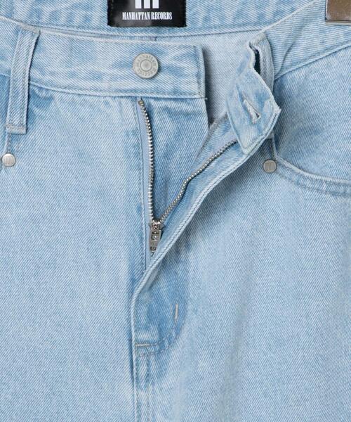 Manhattan Records(マンハッタン レコーズ)の「WEGO/【Manhattan Records】WIDE DENIMPANTS(デニムパンツ・メンズ・ライトインディゴブルー/ブラック・LARGE/MEDIUM)」の15枚目の写真