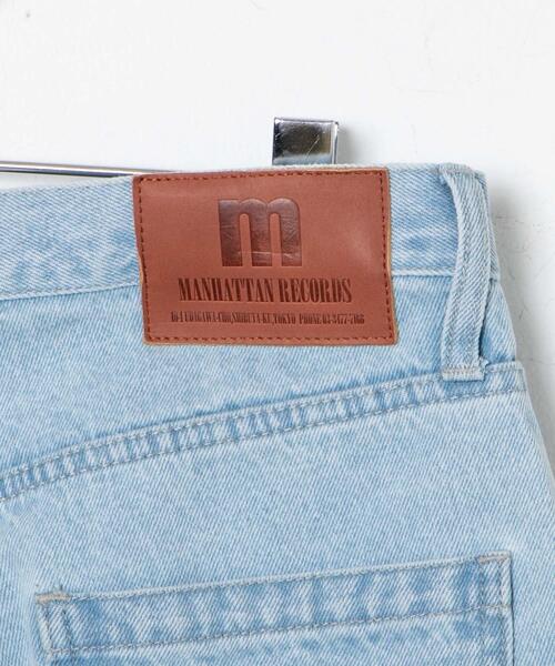 Manhattan Records(マンハッタン レコーズ)の「WEGO/【Manhattan Records】WIDE DENIMPANTS(デニムパンツ・メンズ・ライトインディゴブルー/ブラック・LARGE/MEDIUM)」の13枚目の写真
