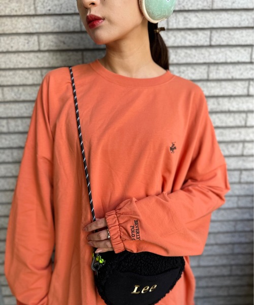 BEVERLY HILLS POLO CLUB(ビバリーヒルズポロクラブ)の「BEVERLY HILLS POLO CLUB/ビバリーヒルズポロクラブ / ミニ裏毛BIGスウェット(スウェット・レディース・ネイビー/ブラック/アイボリー/ブルー/オレンジ/グレー/グリーン/ブラウン・LARGE/X-LARGE/MEDIUM)」の8枚目の写真
