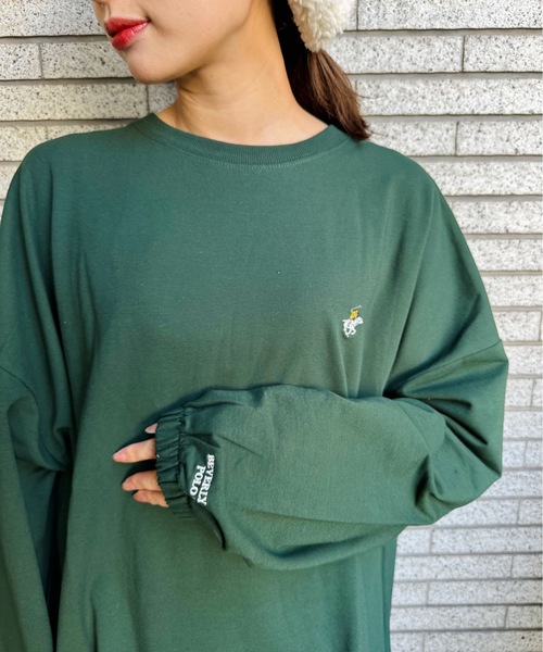 BEVERLY HILLS POLO CLUB(ビバリーヒルズポロクラブ)の「BEVERLY HILLS POLO CLUB/ビバリーヒルズポロクラブ / ミニ裏毛BIGスウェット(スウェット・レディース・ネイビー/ブラック/アイボリー/ブルー/オレンジ/グレー/グリーン/ブラウン・LARGE/X-LARGE/MEDIUM)」の10枚目の写真