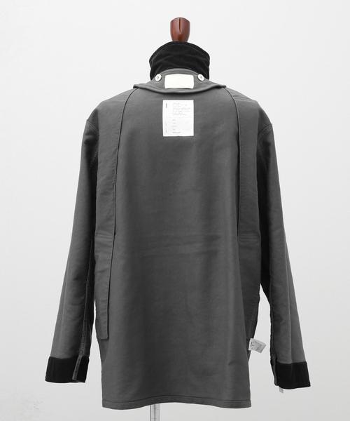 417 EDIFICE(フォーワンセブンエディフィス)の「【INNAT / インアット】 HUNTING COAT / ハンティングコート(カバーオール・メンズ・チャコールグレー/ブラウン・2)」の20枚目の写真
