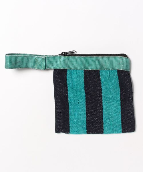 PUEBCO(プエブコ)の「RUG POUCH(ハンドバッグ・メンズ・ターコイズブルー系/マスタード/グリーン系その他・ONE SIZE)」の4枚目の写真