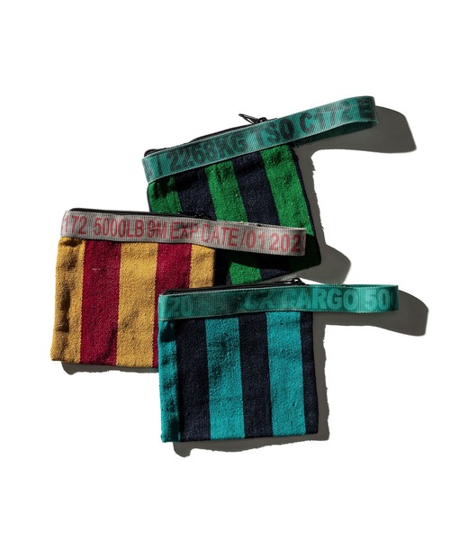 PUEBCO(プエブコ)の「RUG POUCH(ハンドバッグ・メンズ・ターコイズブルー系/マスタード/グリーン系その他・ONE SIZE)」の9枚目の写真