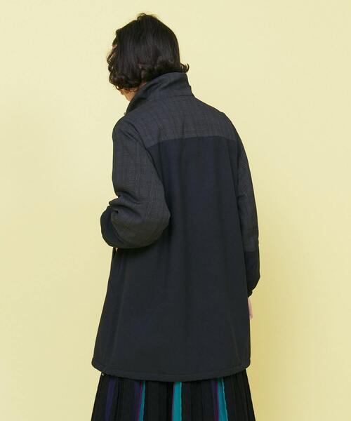 FRAPBOIS（フラボア）の「グレリー コート（その他アウター・レディース・グレー/ネイビー・1/2）」の4枚目の写真