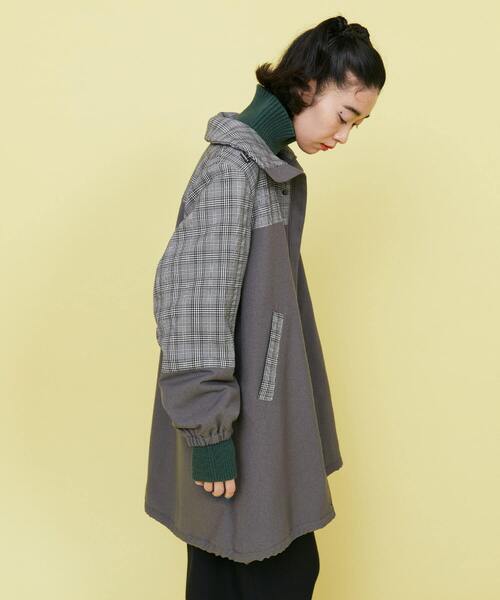 FRAPBOIS（フラボア）の「グレリー コート（その他アウター・レディース・グレー/ネイビー・1/2）」の12枚目の写真