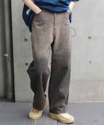 【6カラー/S.M.Lサイズ展開】ヴィンテージライクオーバーダイデニムパンツ