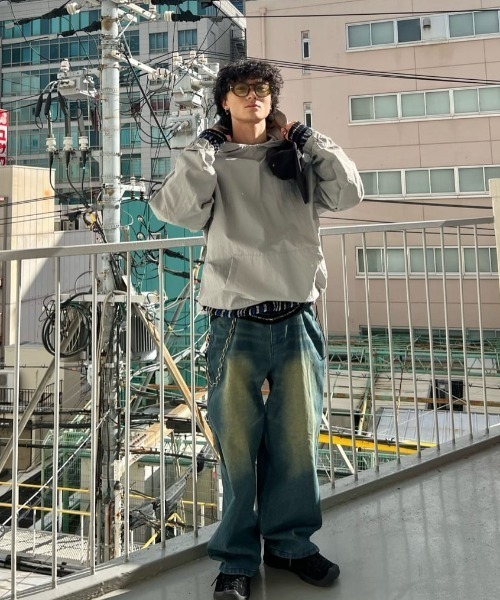 SPINNS（スピンズ）の「【6カラー/S.M.Lサイズ展開】ヴィンテージライクオーバーダイデニムパンツ（デニムパンツ・メンズ・ブルー系その他2/ブルー系その他/サックスブルー系/ブラック系その他/ブラック系その他2/ブルー系その他3・S/L/M）」の13枚目の写真