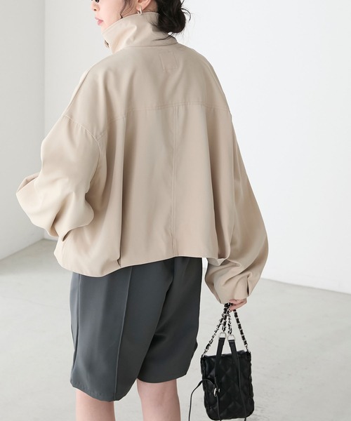 【新品】roughlow コクーンブルゾン ベージュ 完売品 人気追加】コクーンブルゾン｜Rouge vif la cle / ルージュ・ヴィフ ラクレ