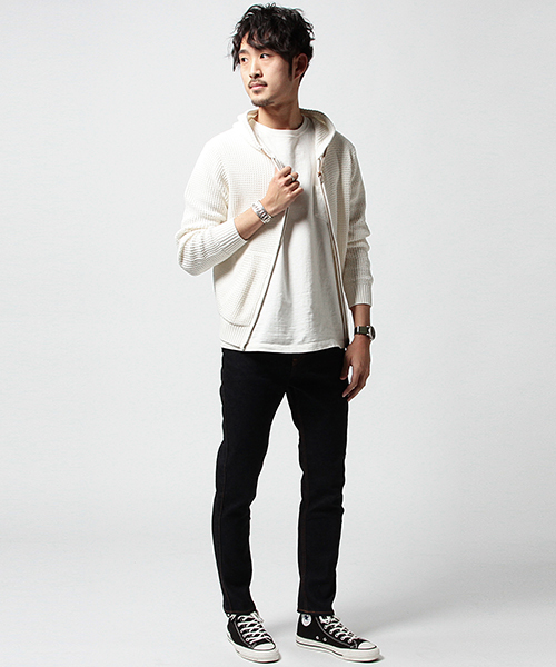 BEAMS(ビームス)の「BEAMS / NEW サルエルスキニー デニムパンツ (デニムパンツ・メンズ・ブラック/グレー/インディゴブルー・SMALL/MEDIUM/LARGE/X-LARGE)」の20枚目の写真