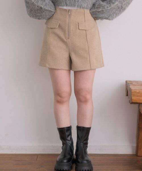 RETRO GIRL（レトロガール）の「フラップポケットSPT（その他パンツ・レディース・ライトベージュ/アイボリー/ダークグレー・FREE）」の3枚目の写真