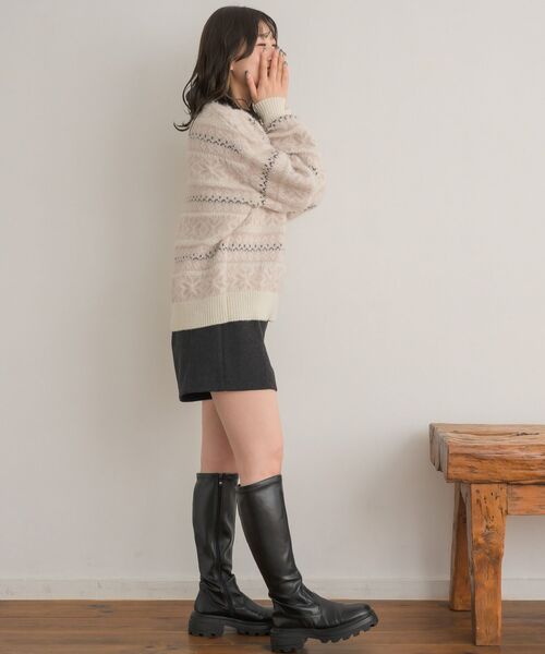 RETRO GIRL（レトロガール）の「フラップポケットSPT（その他パンツ・レディース・ライトベージュ/アイボリー/ダークグレー・FREE）」の15枚目の写真