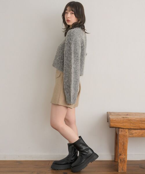 RETRO GIRL（レトロガール）の「フラップポケットSPT（その他パンツ・レディース・ライトベージュ/アイボリー/ダークグレー・FREE）」の8枚目の写真