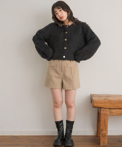 RETRO GIRL（レトロガール）の「フラップポケットSPT（その他パンツ・レディース・ライトベージュ/アイボリー/ダークグレー・FREE）」の5枚目の写真