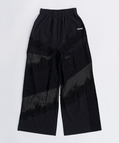 PRANK PROJECT（プランクプロジェクト）の「レーストリムパンツ / Lace Trim Pants（その他パンツ・レディース・ネイビー/アイボリー・36/38）」の16枚目の写真