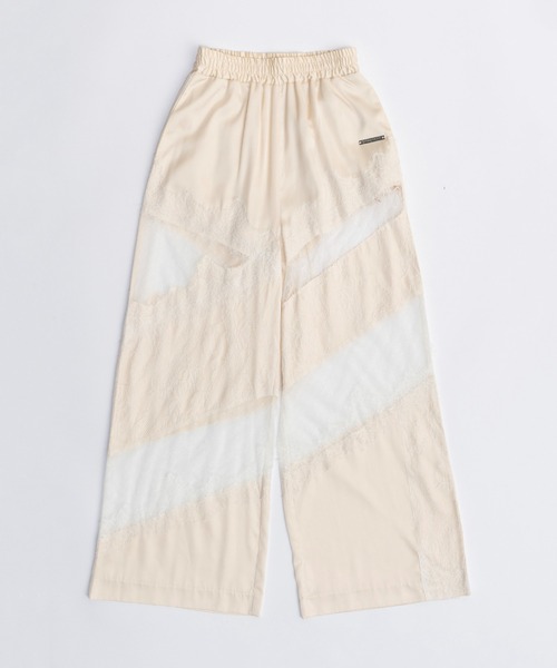 PRANK PROJECT（プランクプロジェクト）の「レーストリムパンツ / Lace Trim Pants（その他パンツ・レディース・ネイビー/アイボリー・36/38）」の15枚目の写真
