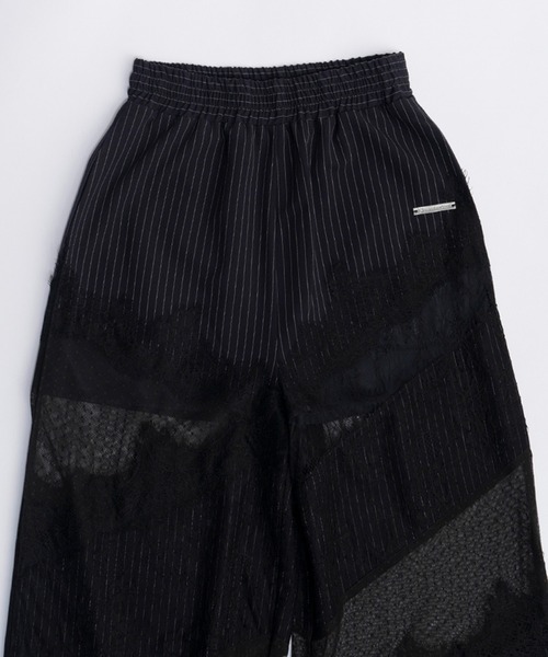 PRANK PROJECT（プランクプロジェクト）の「レーストリムパンツ / Lace Trim Pants（その他パンツ・レディース・ネイビー/アイボリー・36/38）」の18枚目の写真