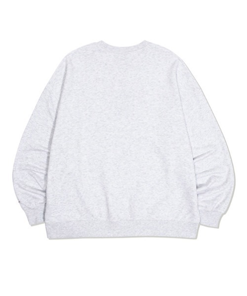 ROMANTIC CROWN(ロマンティッククラウン)の「A'GEM/9 × .kom『ROMANTIC CROWN/ロマンティッククラウン』SHINING EFFECT CREWNECK/シャイニングイフェクトクルーネックスウェット(スウェット・メンズ・ライトグレー/ブラック・M/L)」の9枚目の写真
