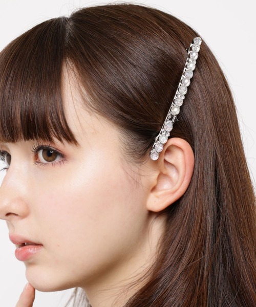 MILK(ミルク)の「パール long バレッタ(バレッタ/ヘアクリップ・レディース・B/A/C・FREE)」の3枚目の写真