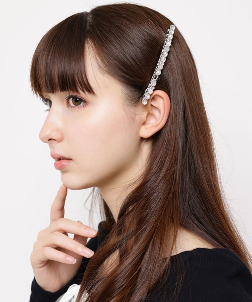 MILK(ミルク)の「パール long バレッタ(バレッタ/ヘアクリップ・レディース・B/A/C・FREE)」の11枚目の写真