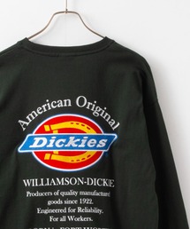 Dickies | Dickies 別注バックロゴ刺繍ロングスリーブTシャツ(Tシャツ/カットソー)