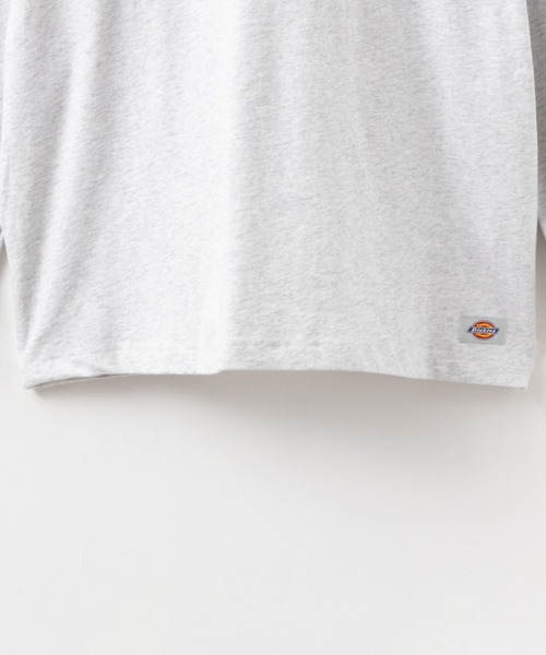 Dickies(ディッキーズ)の「Dickies 別注バックロゴ刺繍ロングスリーブTシャツ(Tシャツ/カットソー・メンズ・杢グレー/グリーン/ホワイト/ブラック・S/M/L/XL/XXL)」の14枚目の写真