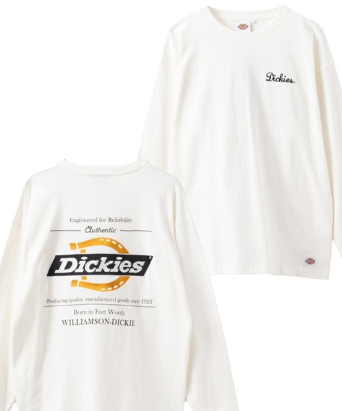 Dickies(ディッキーズ)の「Dickies 別注バックロゴ刺繍ロングスリーブTシャツ(Tシャツ/カットソー・メンズ・杢グレー/グリーン/ホワイト/ブラック・S/M/L/XL/XXL)」の15枚目の写真