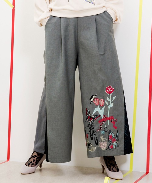 iS ScoLar（イズスカラー）の「533265：花蝶おめかし刺繍 レース