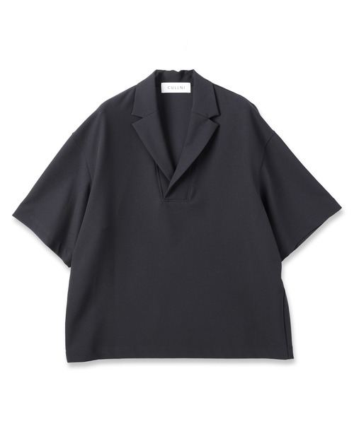 トップス CULLNI Stretch Twill Tailored Pullover CULLNI Stretch Twill Tailored Pullover