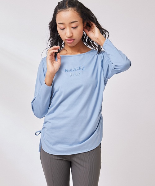 NERGY(ナージー)の「【UV&接触冷感】SURREALISMロングスリーブTシャツ(Tシャツ/カットソー・レディース・ホワイト/ブルー/ブラック・FREE)」の3枚目の写真