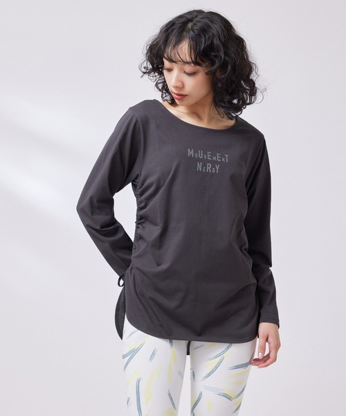 NERGY(ナージー)の「【UV&接触冷感】SURREALISMロングスリーブTシャツ(Tシャツ/カットソー・レディース・ホワイト/ブルー/ブラック・FREE)」の1枚目の写真