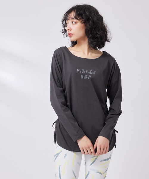 NERGY(ナージー)の「【UV&接触冷感】SURREALISMロングスリーブTシャツ(Tシャツ/カットソー・レディース・ホワイト/ブルー/ブラック・FREE)」の8枚目の写真