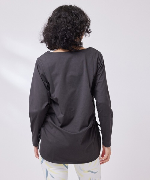 NERGY(ナージー)の「【UV&接触冷感】SURREALISMロングスリーブTシャツ(Tシャツ/カットソー・レディース・ホワイト/ブルー/ブラック・FREE)」の10枚目の写真