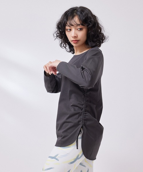 NERGY(ナージー)の「【UV&接触冷感】SURREALISMロングスリーブTシャツ(Tシャツ/カットソー・レディース・ホワイト/ブルー/ブラック・FREE)」の11枚目の写真