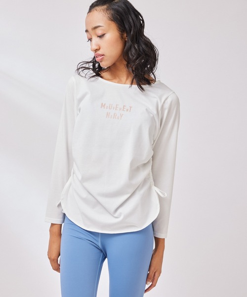 NERGY(ナージー)の「【UV&接触冷感】SURREALISMロングスリーブTシャツ(Tシャツ/カットソー・レディース・ホワイト/ブルー/ブラック・FREE)」の15枚目の写真