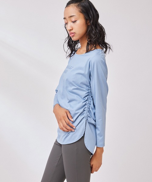 NERGY(ナージー)の「【UV&接触冷感】SURREALISMロングスリーブTシャツ(Tシャツ/カットソー・レディース・ホワイト/ブルー/ブラック・FREE)」の13枚目の写真